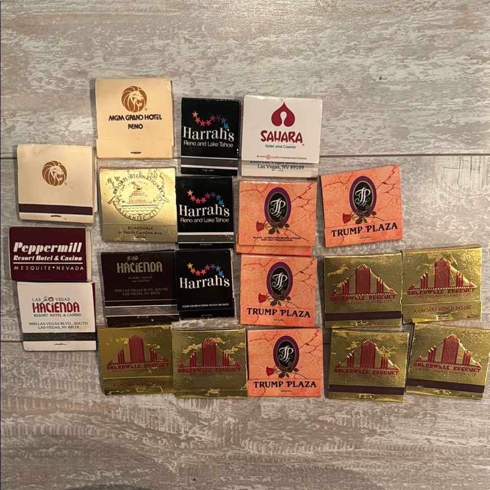 Vintage Matchbooks from Various Casinos 20‎ total